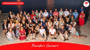 A group of Travelers employees who were recognized as 2024 In-Synch Honorees. Customer Service Week